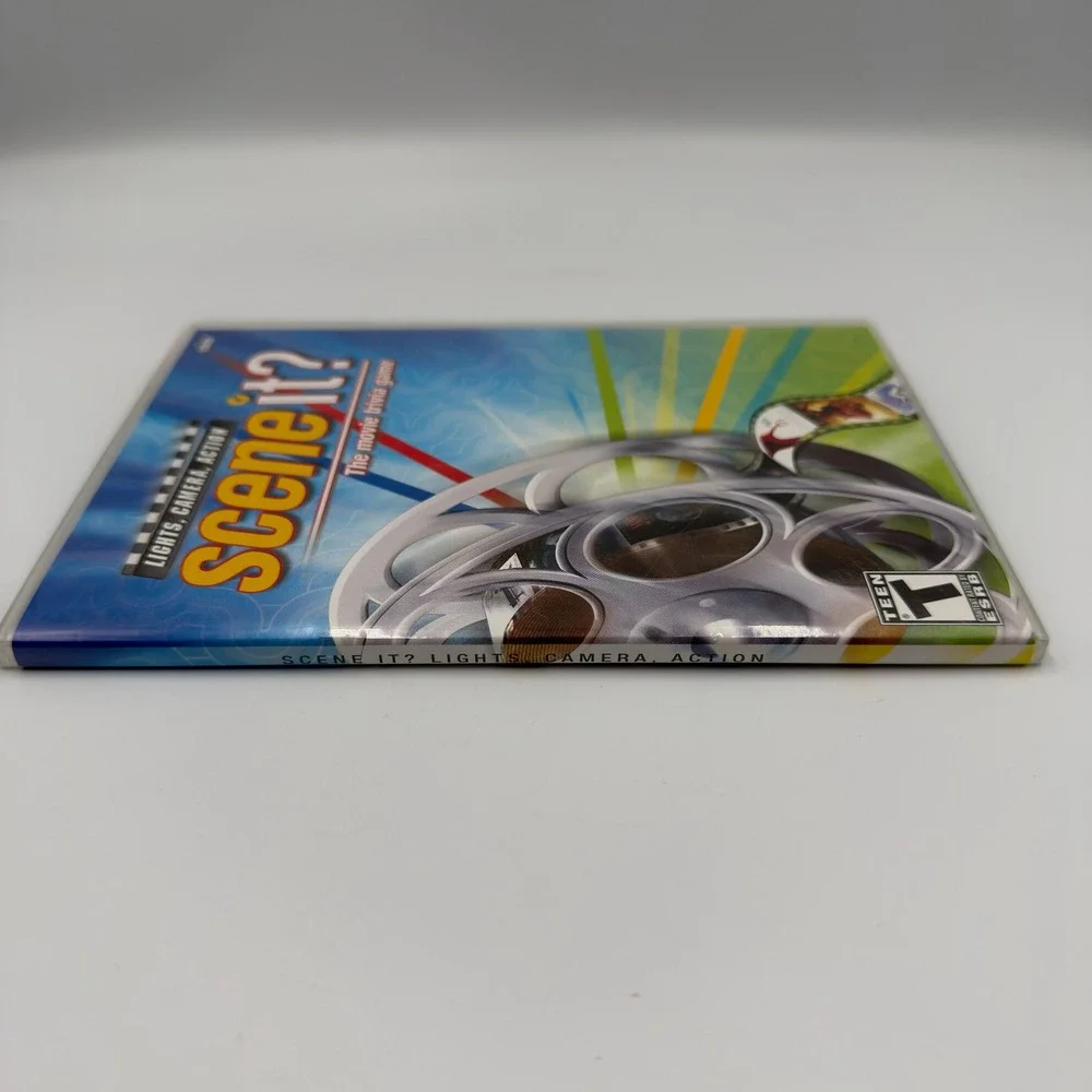 Scene It? Lights Camera Action Xbox 360 Movie Trivia Game with Manual Complete